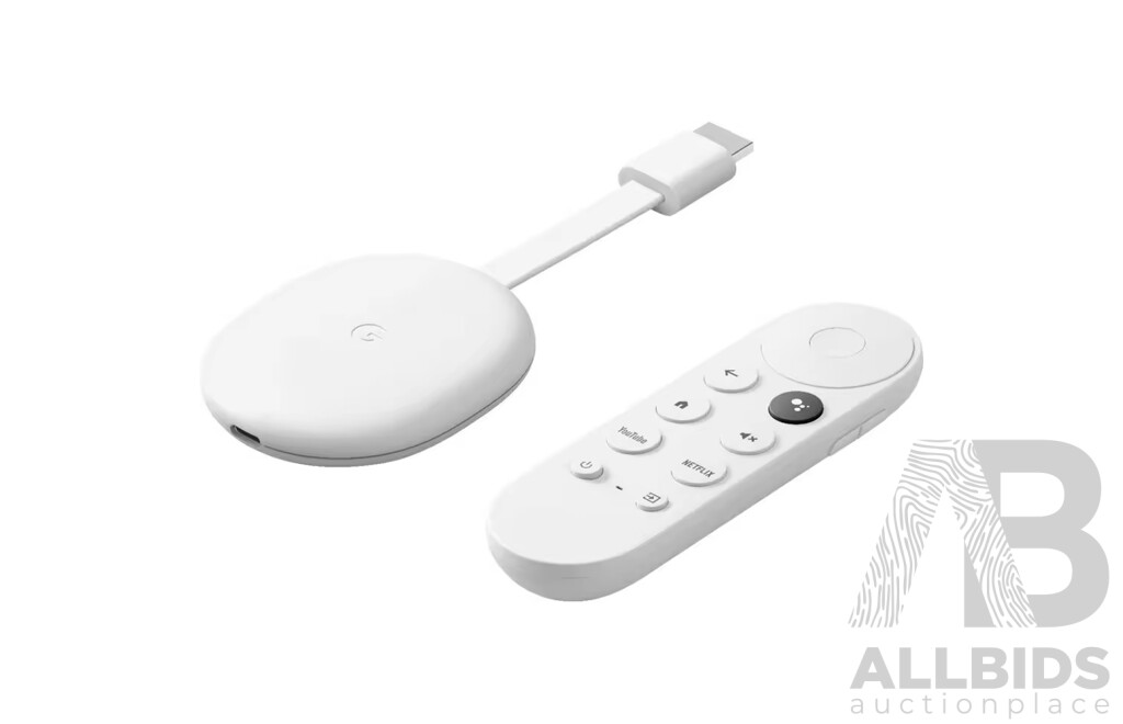 GOOGLE CHROMECAST with Google TV (4K) - ORP $ 174.99