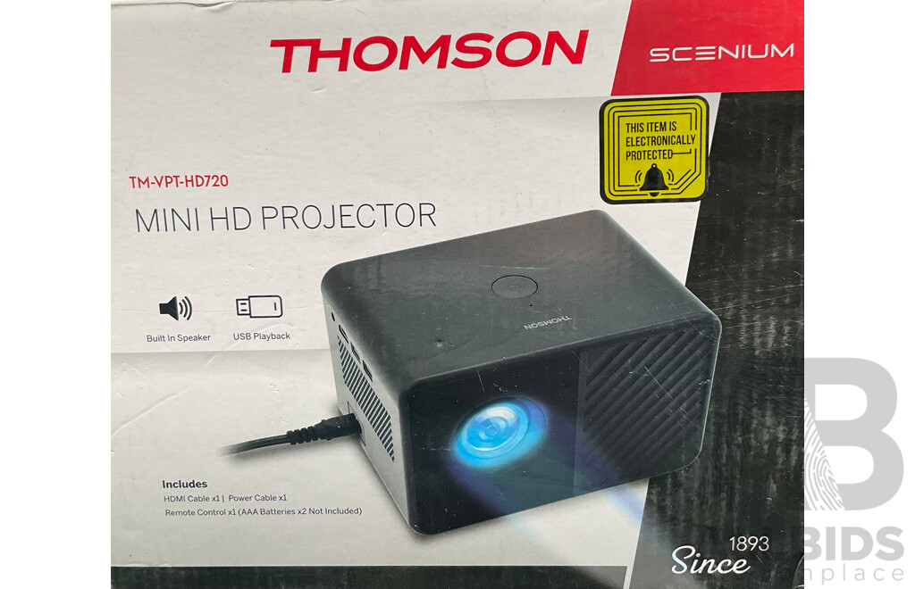 THOMSON Mini HD Projector (TM-VPT-HD720)