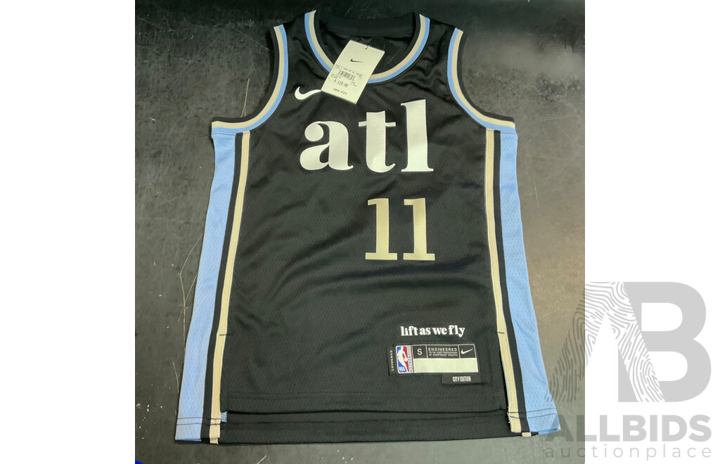 Nike Atlanta Hawks Trae Young 2023/24 City Edition Kids Basketball Jersey - Small