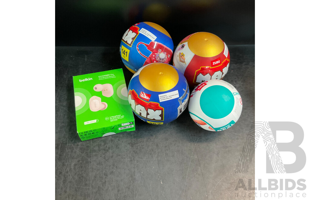 Belkin Soundform Play True Wireless Earbuds & Assorted Zuru Toys Ball