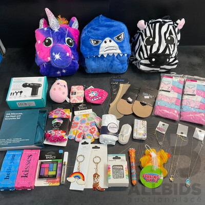 Assorted Jewellery, Kids Fashion, Bathroom Accessories and Household Items