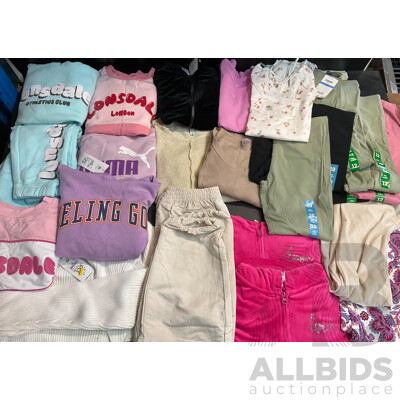 Assorted Apparel for Women and Youth - Vaiours Sizes