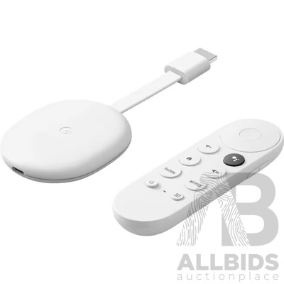GOOGLE CHROMECAST with Google TV (4K) - ORP $ 174.99