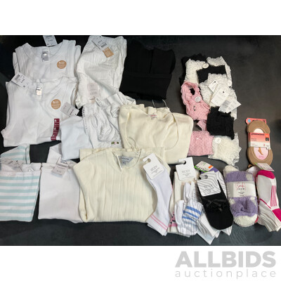 Womens Apparel, Underwears - Size 6, 10, XS, XXS & Assorted Socks