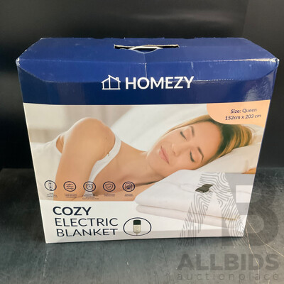 Homezy Cozy Electric Blanket - Size Queen 152cmx 203cm