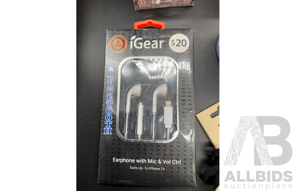 JIMMY CHOO 40ml Eau De Parfum, IGEAR Earphone and Other - Lot of 9