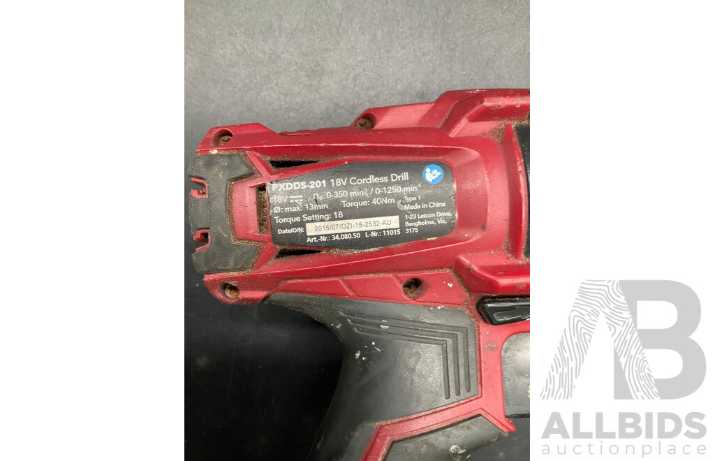 OZITO 18V Drill Driver and Assorted Tools and Accessories - Lot of 16