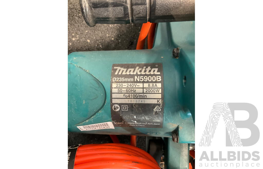 MAKITA Circular Saw (N5900B) and RAK 15m Extension Lead - Lot of 2