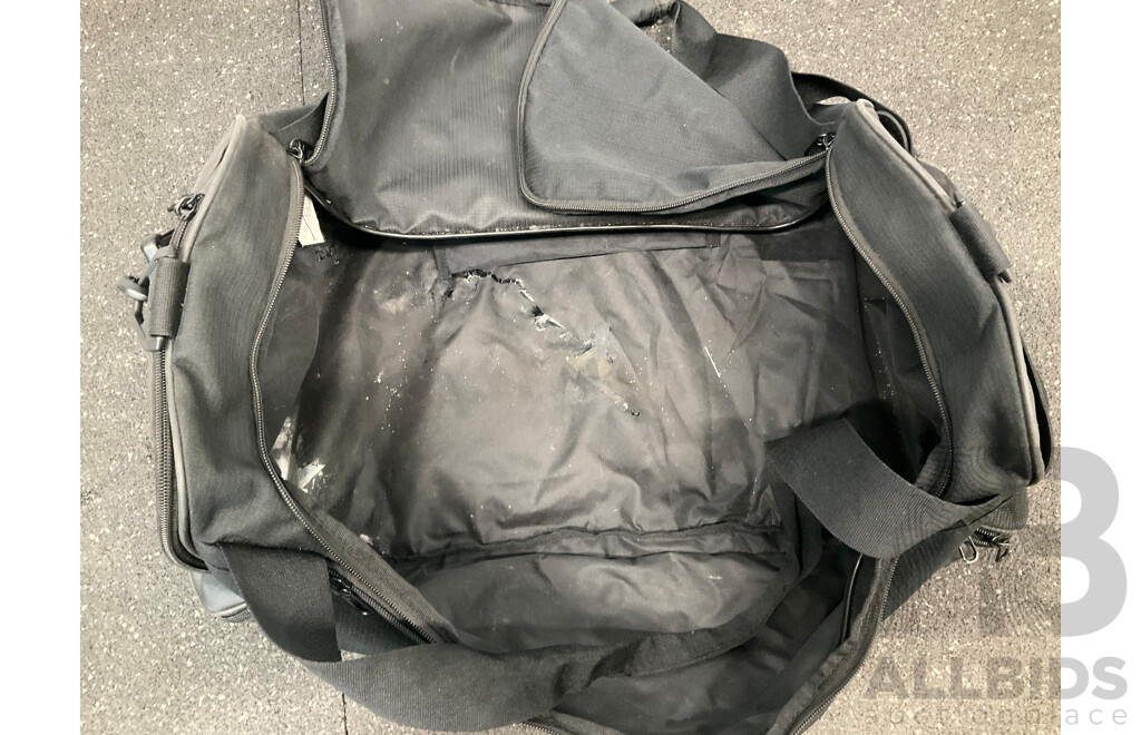 RYOBI 18V ONE+ Drill Driver with Battery, DREMEL Rotary Tool, NIKE Duffle Bag and Assorted Tools