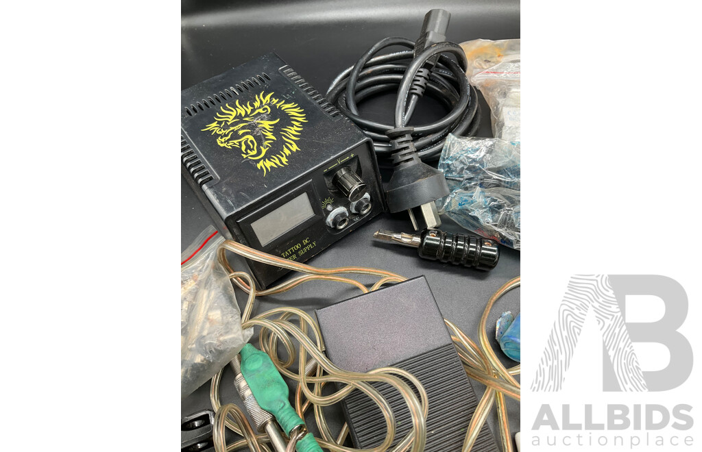 Tattoo Kit Containing Most of Necessary Equipment