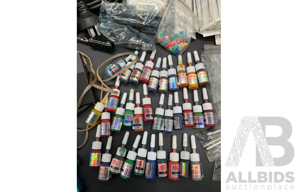 Tattoo Kit Containing Most of Necessary Equipment