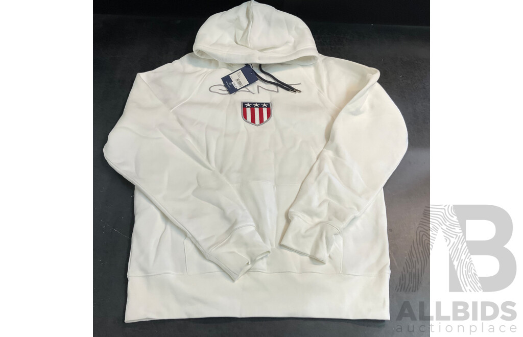 GANT XL White Hoodie & YD Hayman Skinny Suit Size 38
