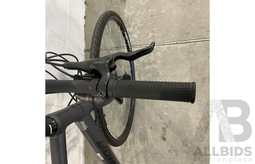 Merida Speeder 20 Bike Flat Bar Road Bike - Dark Silver - Frame 54cm