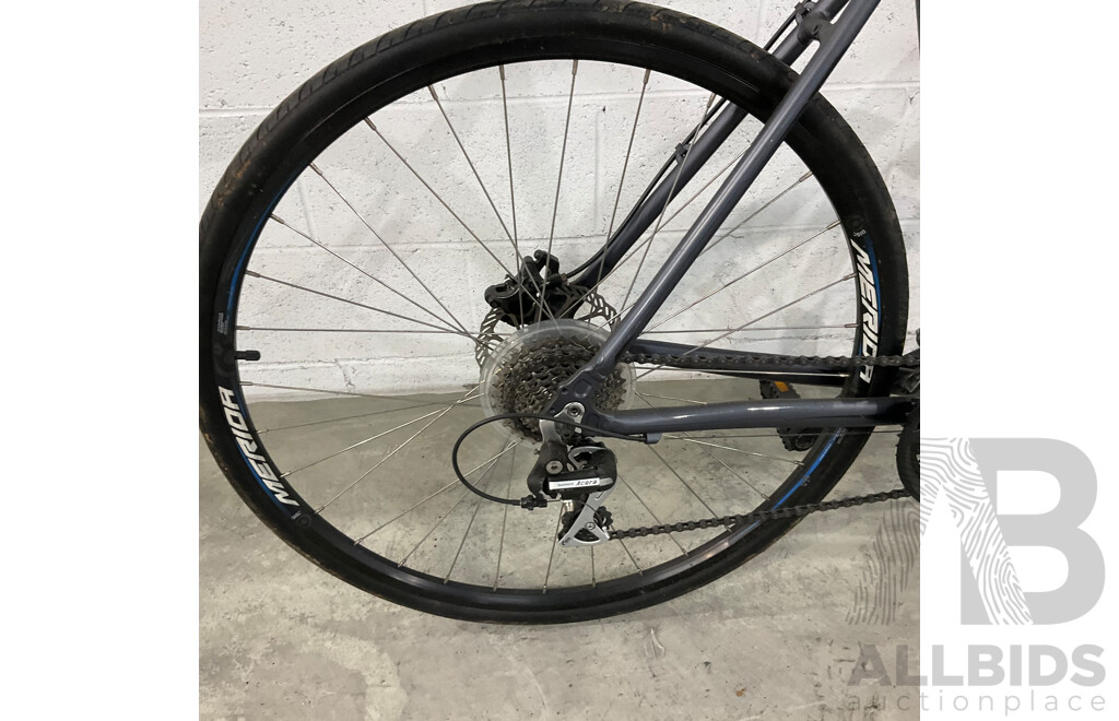 Merida Speeder 20 Bike Flat Bar Road Bike - Dark Silver - Frame 54cm