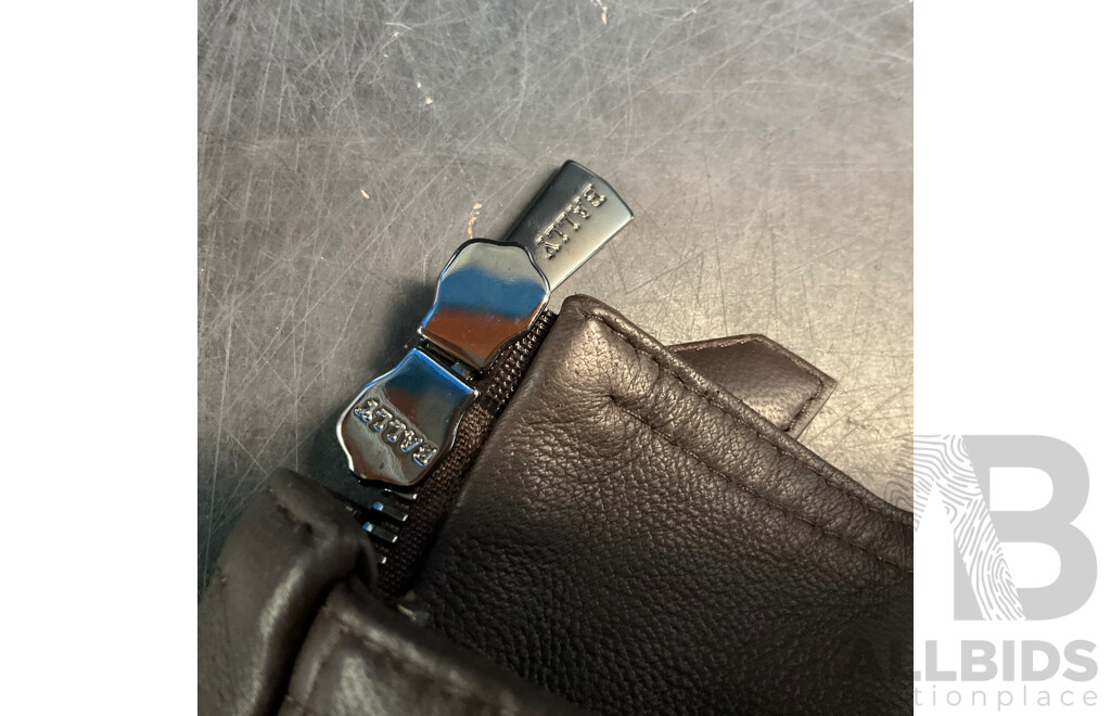 BALLY Brown Leather Jacket