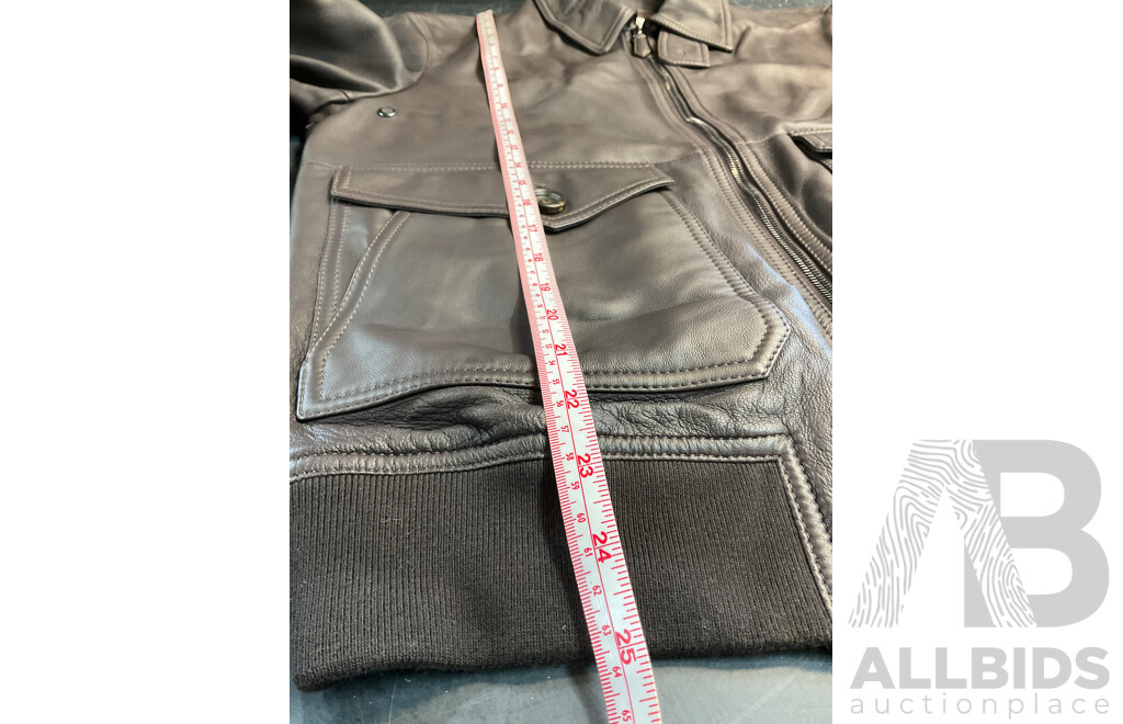 BALLY Brown Leather Jacket