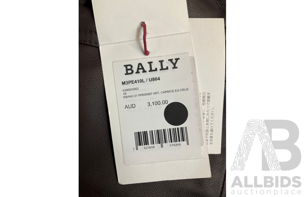 BALLY Brown Leather Jacket