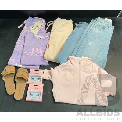 Assorted Women's Apparel & Accessories Size S/M/10/12 - Includes Peter Alexander, in Sport, Cotton on and More