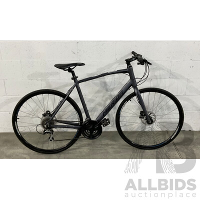 Merida Speeder 20 Bike Flat Bar Road Bike - Dark Silver - Frame 54cm