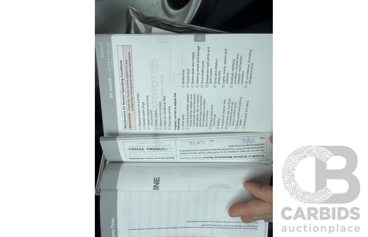 10/2010 Toyota Corolla ASCENT FWD ZRE152R MY10 5D Hatchback Black 1.8L