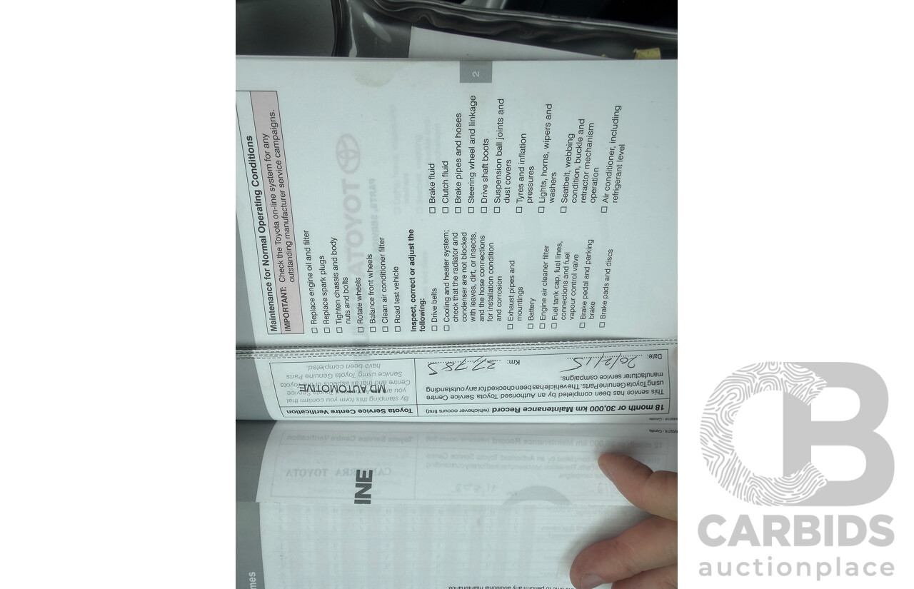 10/2010 Toyota Corolla ASCENT FWD ZRE152R MY10 5D Hatchback Black 1.8L