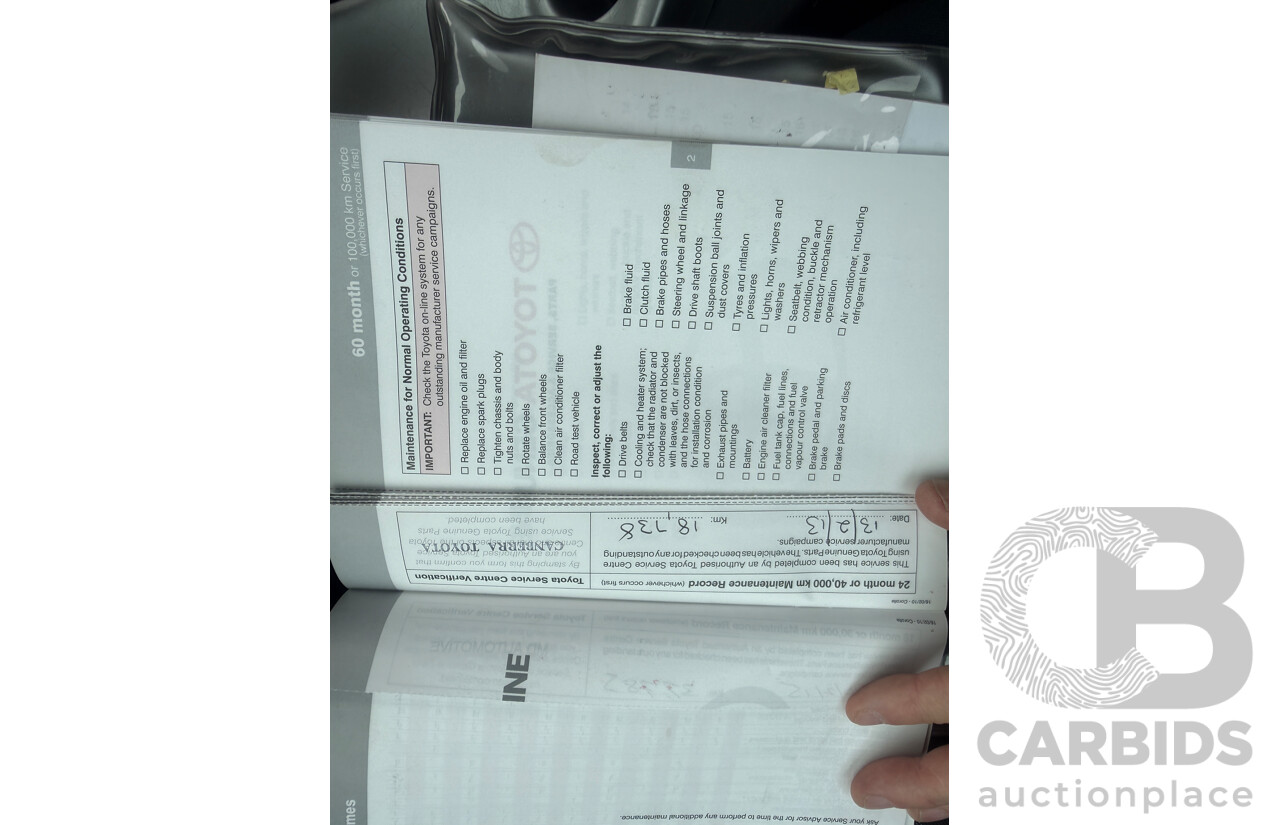 10/2010 Toyota Corolla ASCENT FWD ZRE152R MY10 5D Hatchback Black 1.8L