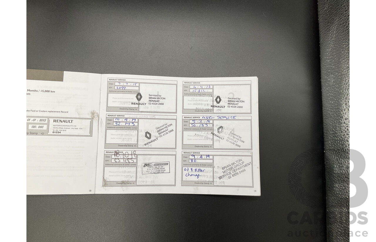 1/2015 Renault Megane Gt-Line B95 MY14 5d Hatchback Malta Blue Metallic Turbo Diesel 1.5L