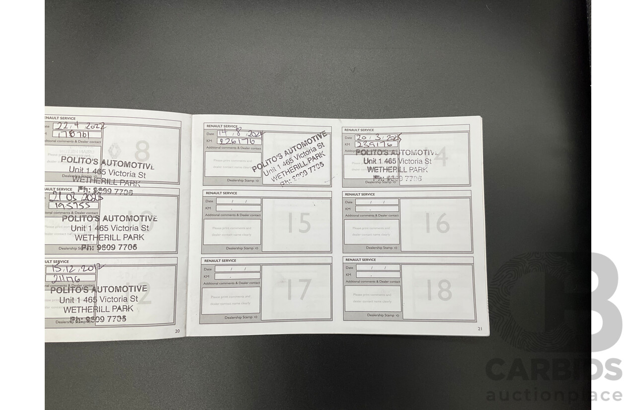 1/2015 Renault Megane Gt-Line B95 MY14 5d Hatchback Malta Blue Metallic Turbo Diesel 1.5L