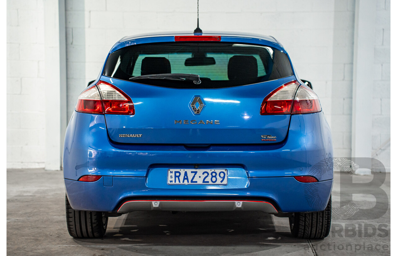 1/2015 Renault Megane Gt-Line B95 MY14 5d Hatchback Malta Blue Metallic Turbo Diesel 1.5L
