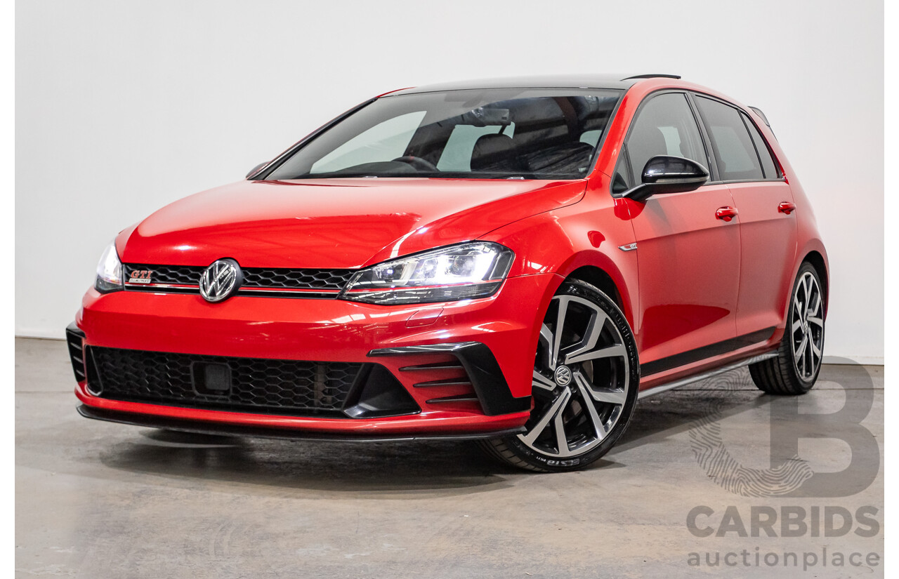 09/2016 Volkswagen Golf GTI 40 YEARS MK7 MY16 4d Hatchback Tornado Red Turbo 2.0L