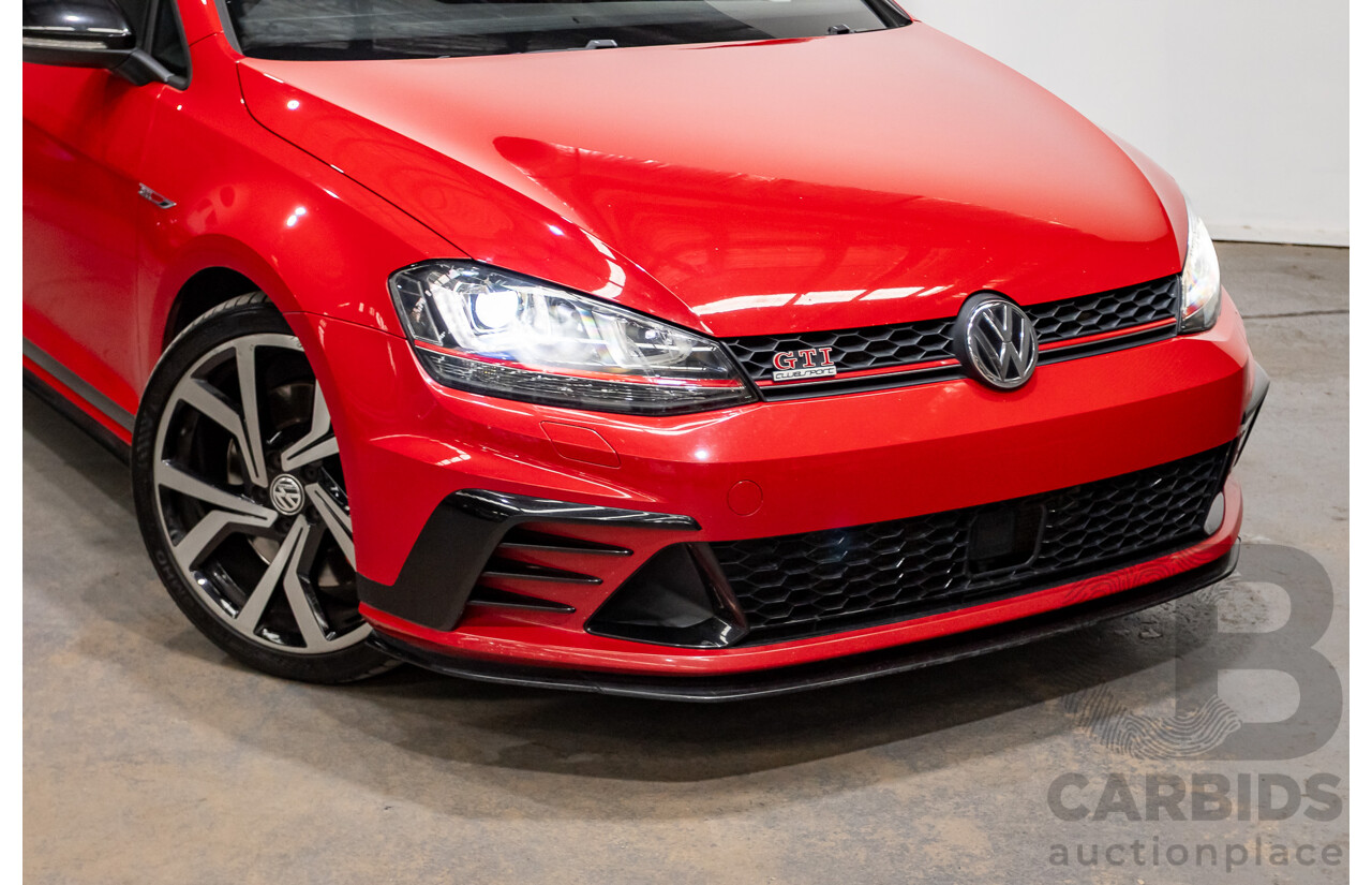 09/2016 Volkswagen Golf GTI 40 YEARS MK7 MY16 4d Hatchback Tornado Red Turbo 2.0L