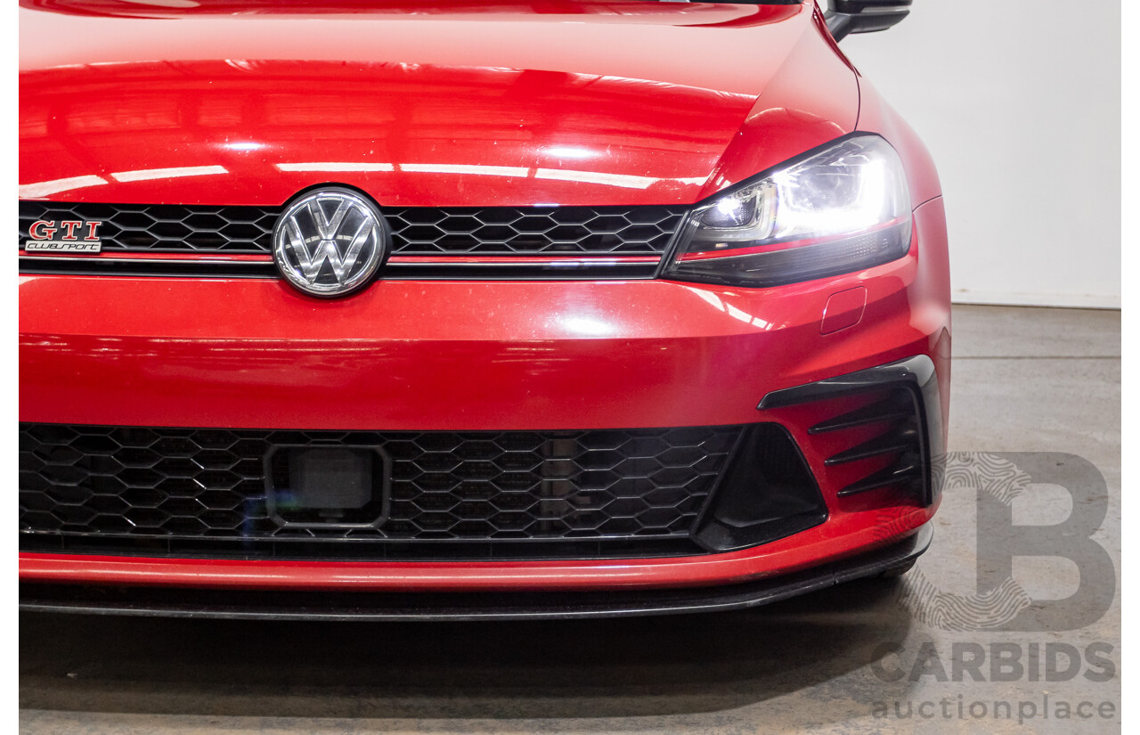 09/2016 Volkswagen Golf GTI 40 YEARS MK7 MY16 4d Hatchback Tornado Red Turbo 2.0L