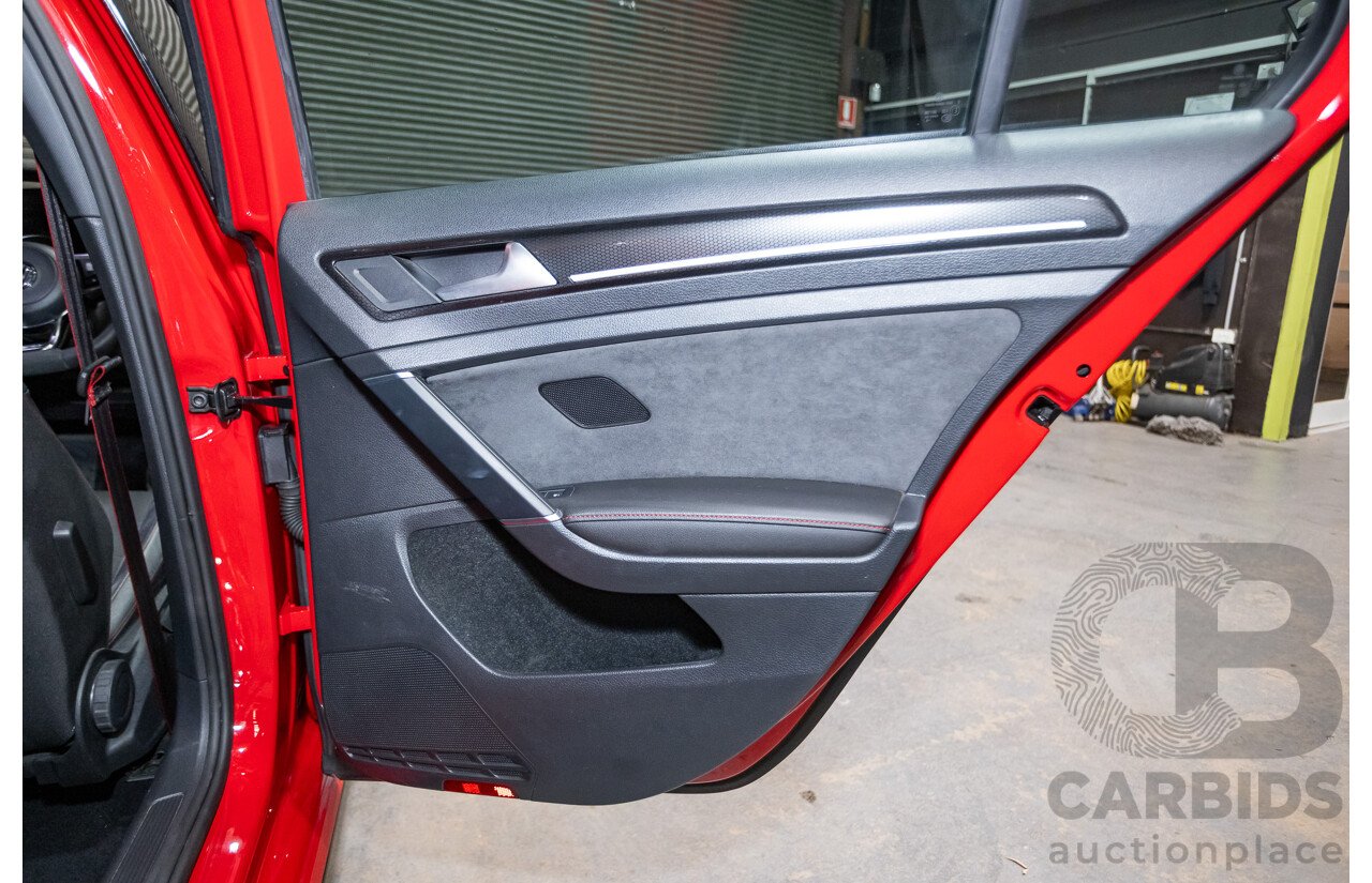 09/2016 Volkswagen Golf GTI 40 YEARS MK7 MY16 4d Hatchback Tornado Red Turbo 2.0L