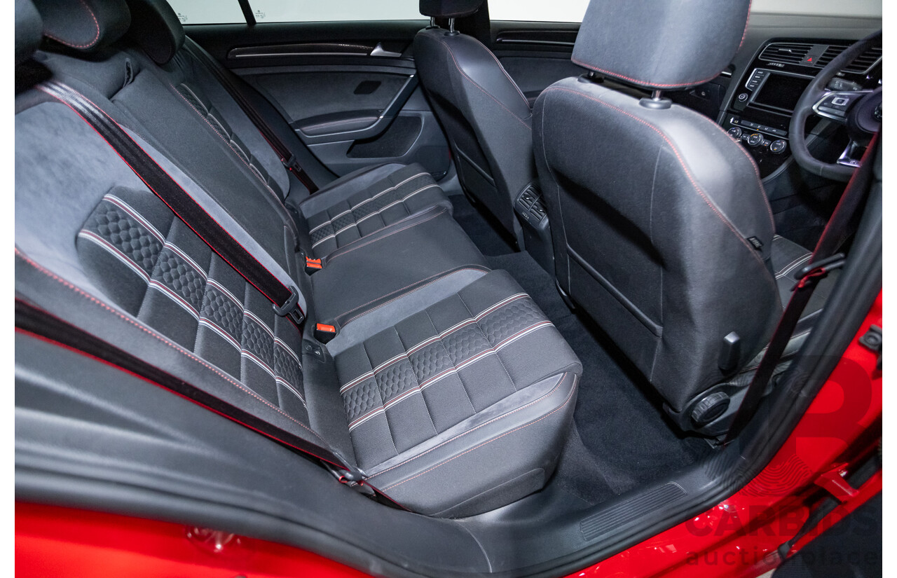 09/2016 Volkswagen Golf GTI 40 YEARS MK7 MY16 4d Hatchback Tornado Red Turbo 2.0L