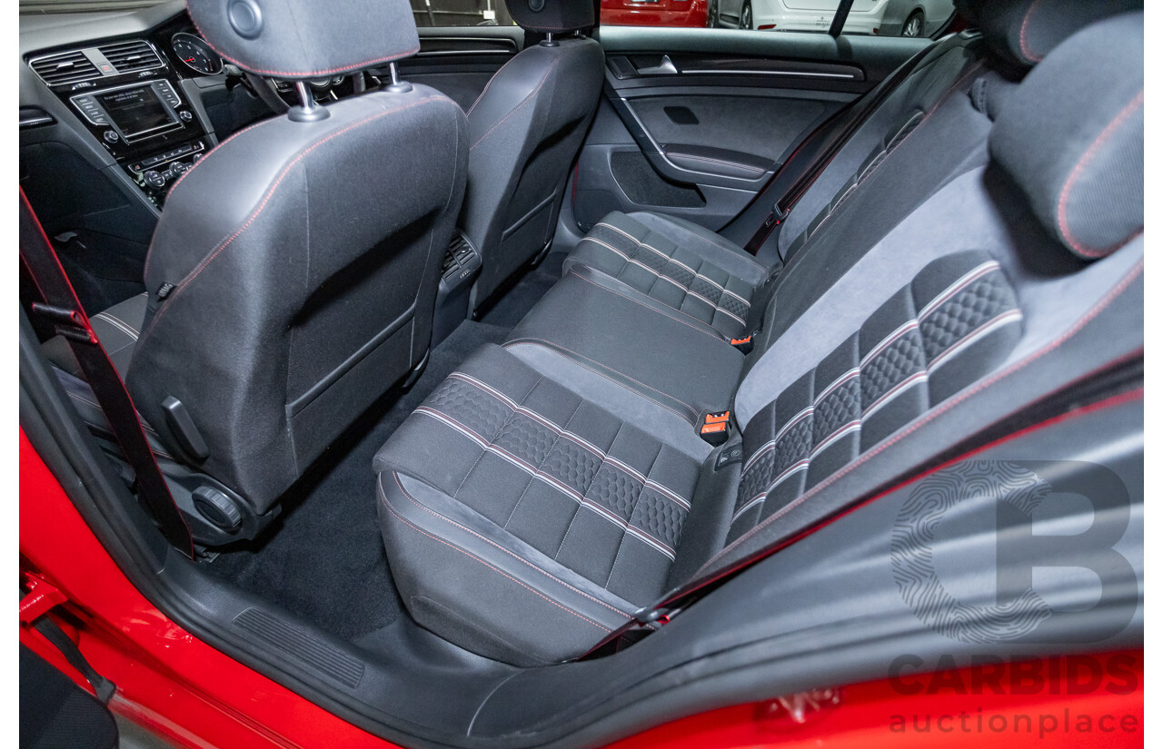 09/2016 Volkswagen Golf GTI 40 YEARS MK7 MY16 4d Hatchback Tornado Red Turbo 2.0L