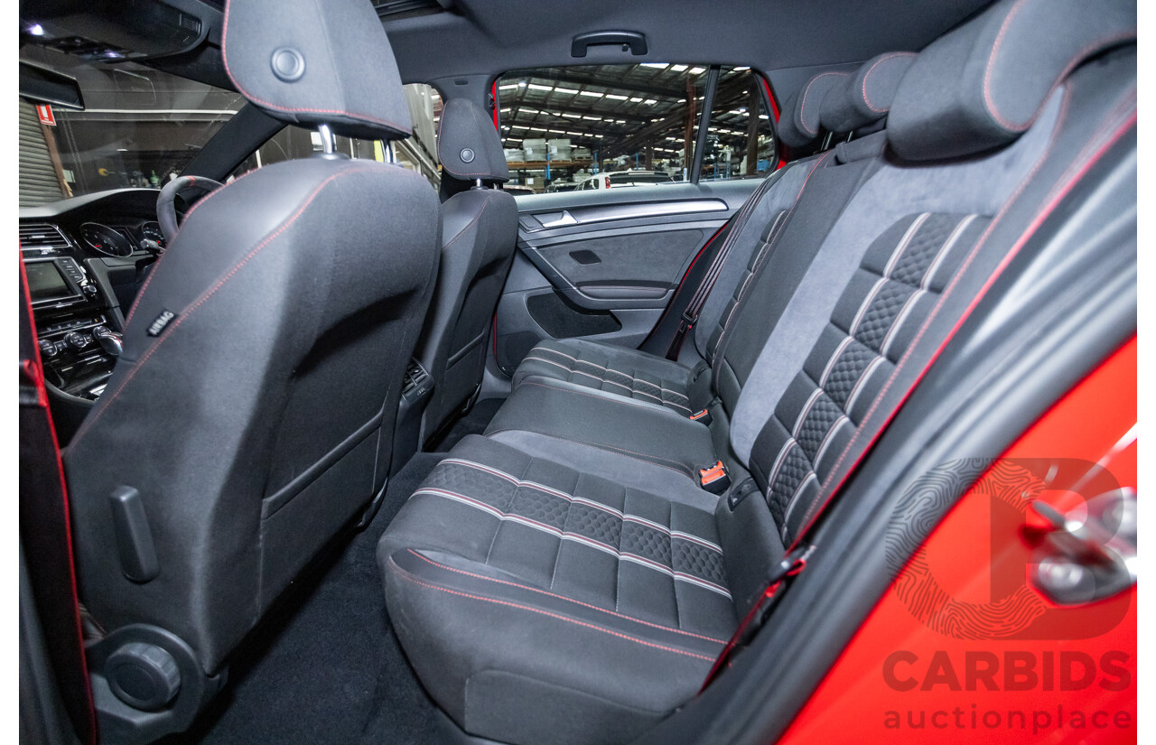 09/2016 Volkswagen Golf GTI 40 YEARS MK7 MY16 4d Hatchback Tornado Red Turbo 2.0L