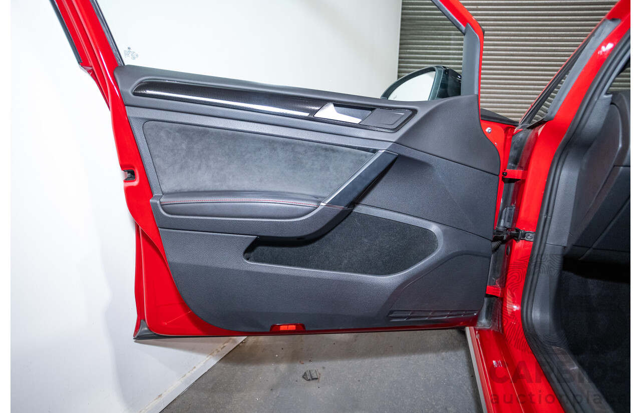 09/2016 Volkswagen Golf GTI 40 YEARS MK7 MY16 4d Hatchback Tornado Red Turbo 2.0L