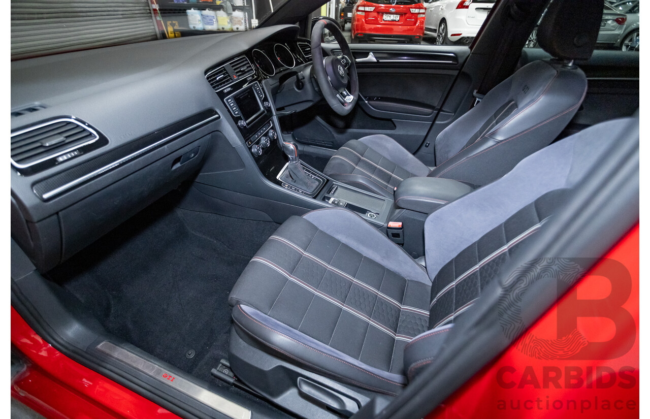 09/2016 Volkswagen Golf GTI 40 YEARS MK7 MY16 4d Hatchback Tornado Red Turbo 2.0L