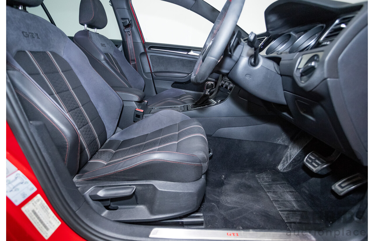 09/2016 Volkswagen Golf GTI 40 YEARS MK7 MY16 4d Hatchback Tornado Red Turbo 2.0L