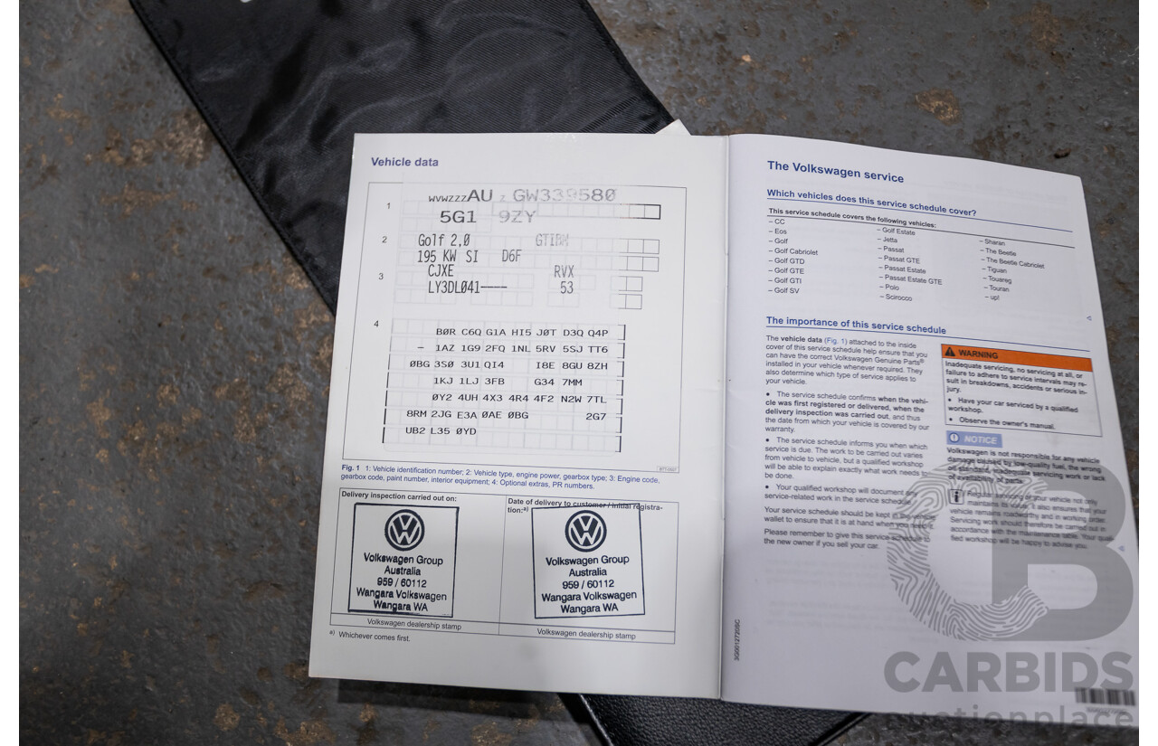 09/2016 Volkswagen Golf GTI 40 YEARS MK7 MY16 4d Hatchback Tornado Red Turbo 2.0L