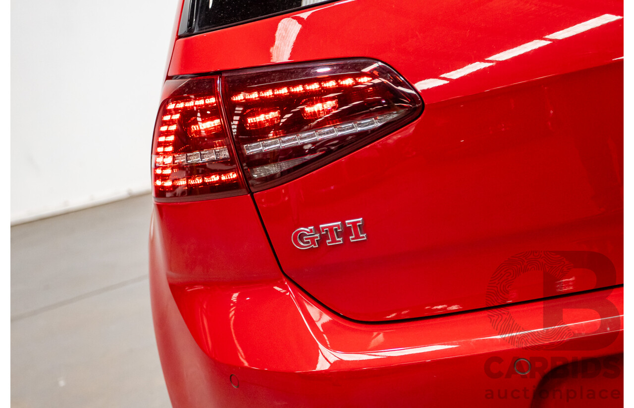 09/2016 Volkswagen Golf GTI 40 YEARS MK7 MY16 4d Hatchback Tornado Red Turbo 2.0L