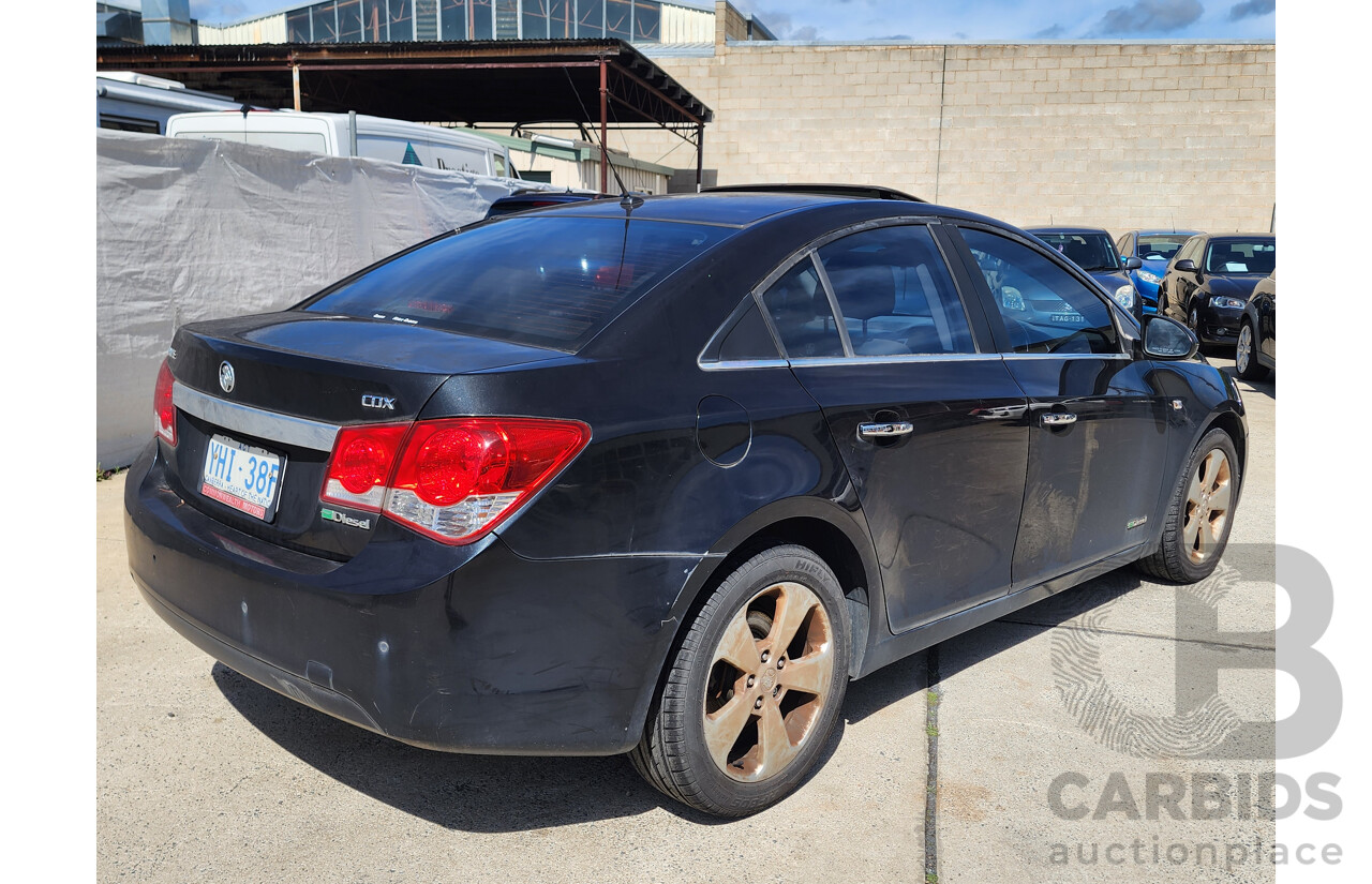 3/2011 Holden Cruze CDX JG 4d Sedan Black 2.0L