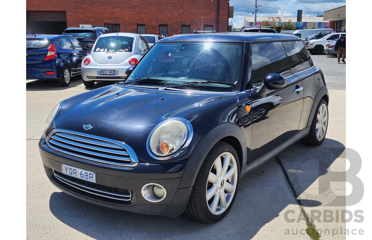 5/2008 Mini Cooper  R56 2d Hatchback Black 1.6L