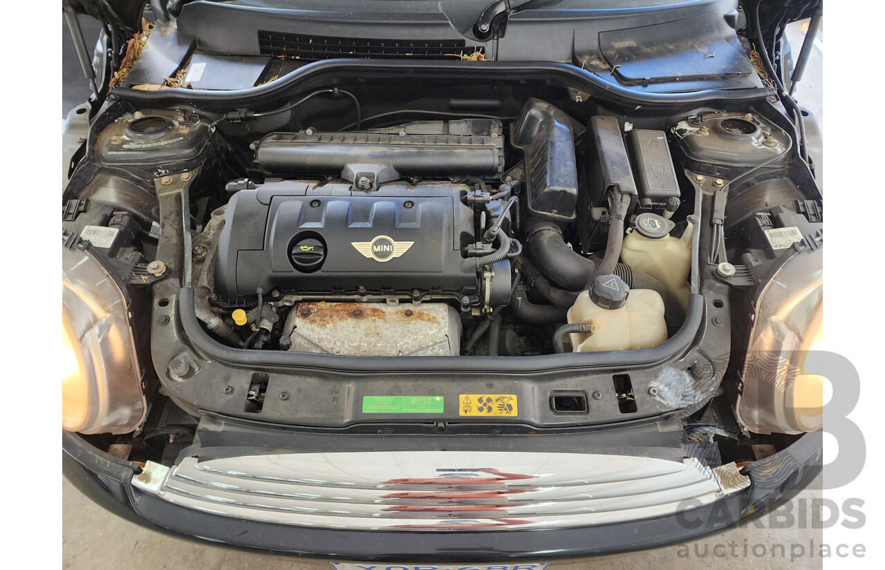 5/2008 Mini Cooper  R56 2d Hatchback Black 1.6L