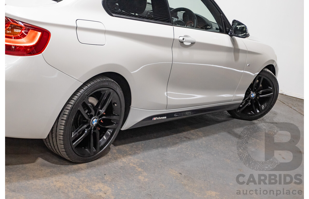 09/2014 BMW 228i M-Sport F22 MY15 2D Coupe Mineral White Turbo 2.0L