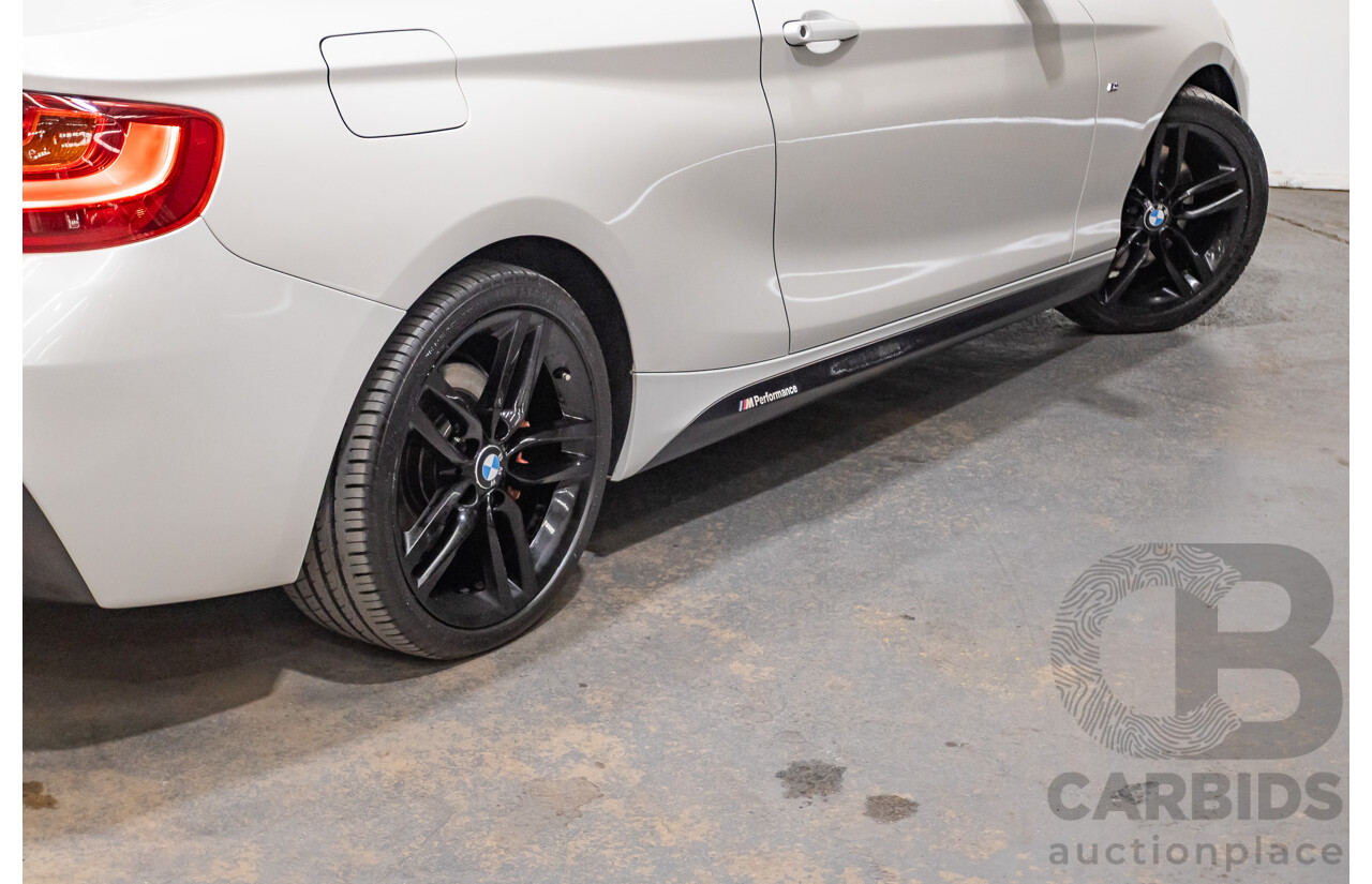 09/2014 BMW 228i M-Sport F22 MY15 2D Coupe Mineral White Turbo 2.0L