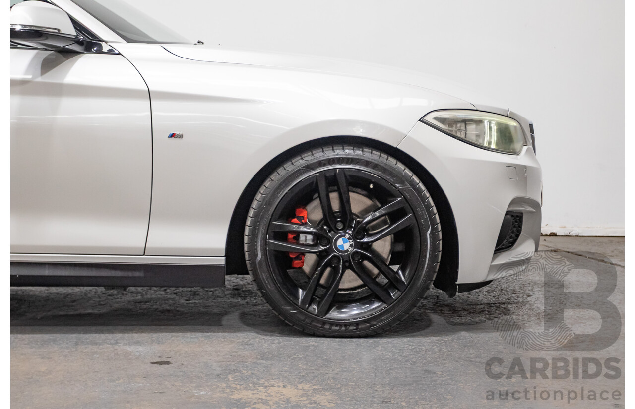 09/2014 BMW 228i M-Sport F22 MY15 2D Coupe Mineral White Turbo 2.0L
