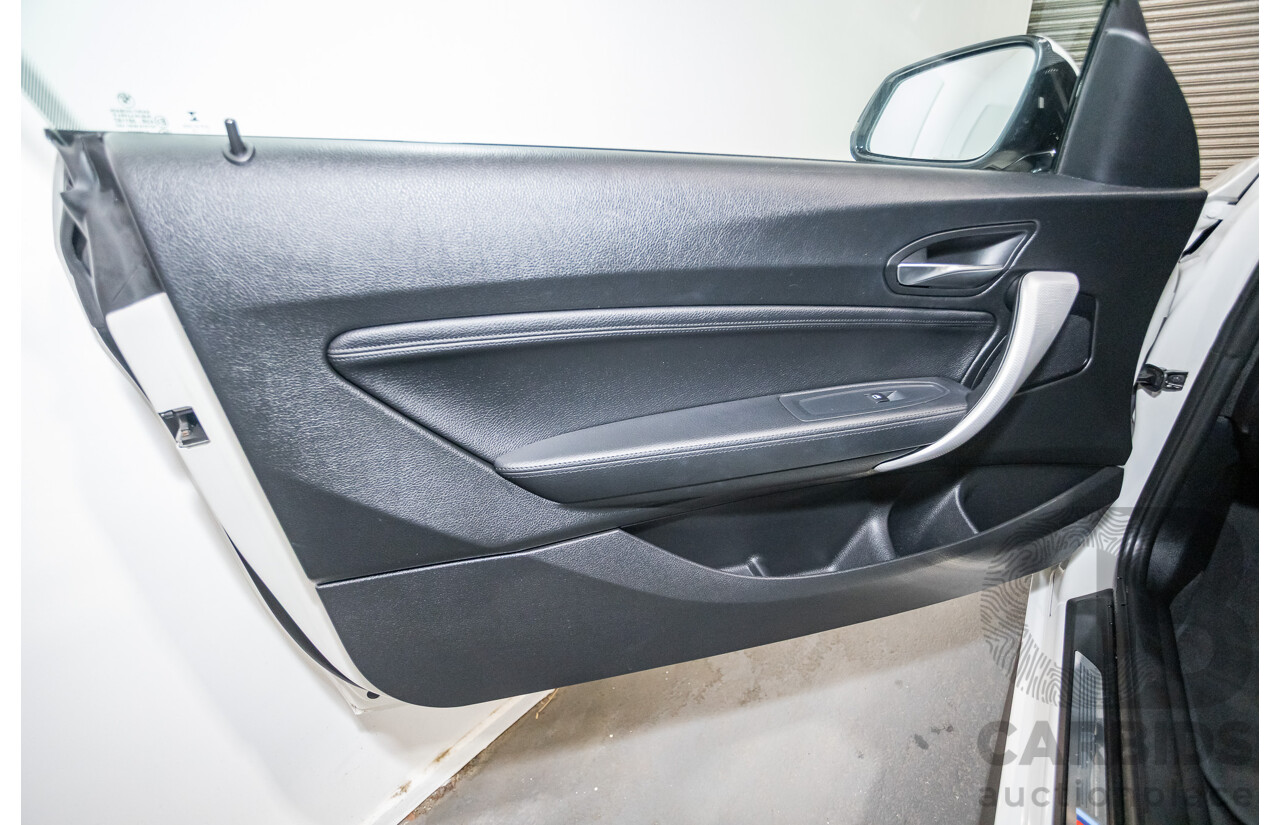 09/2014 BMW 228i M-Sport F22 MY15 2D Coupe Mineral White Turbo 2.0L