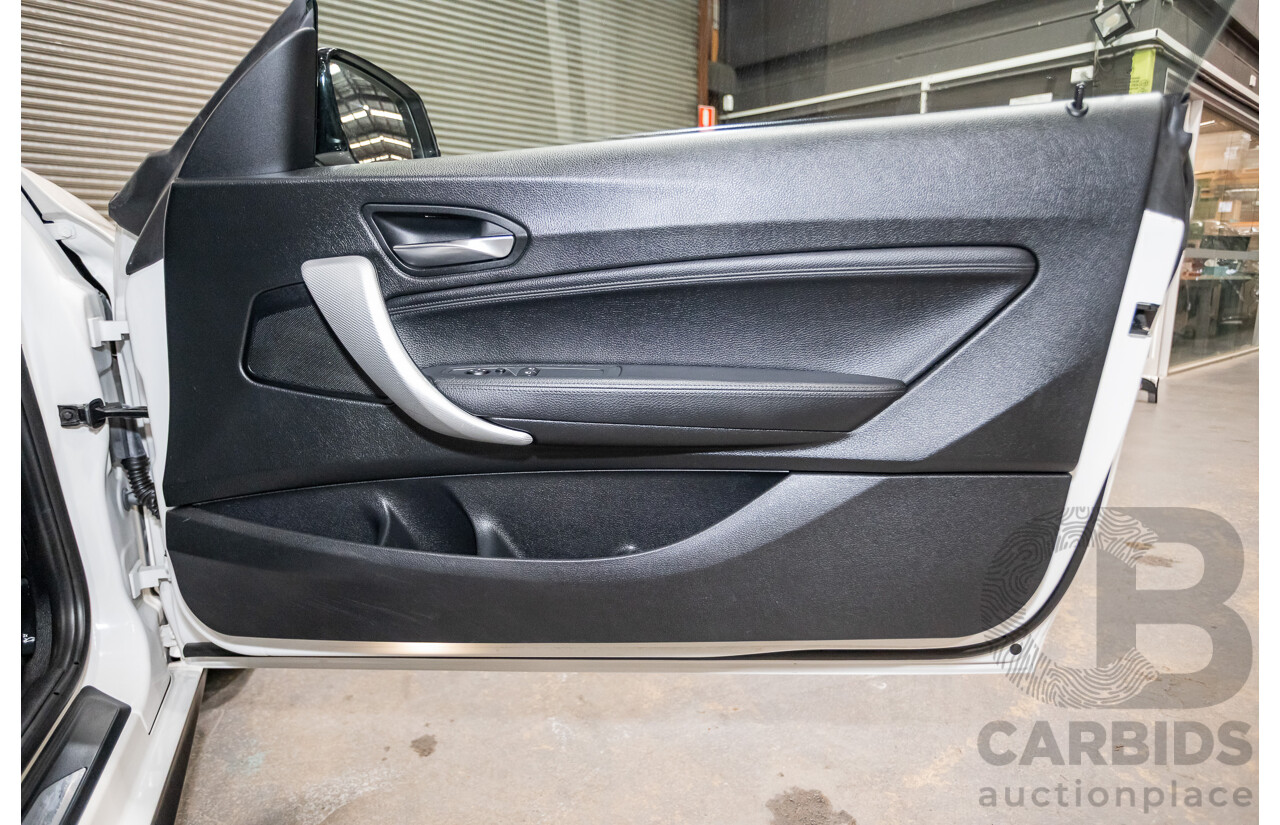 09/2014 BMW 228i M-Sport F22 MY15 2D Coupe Mineral White Turbo 2.0L