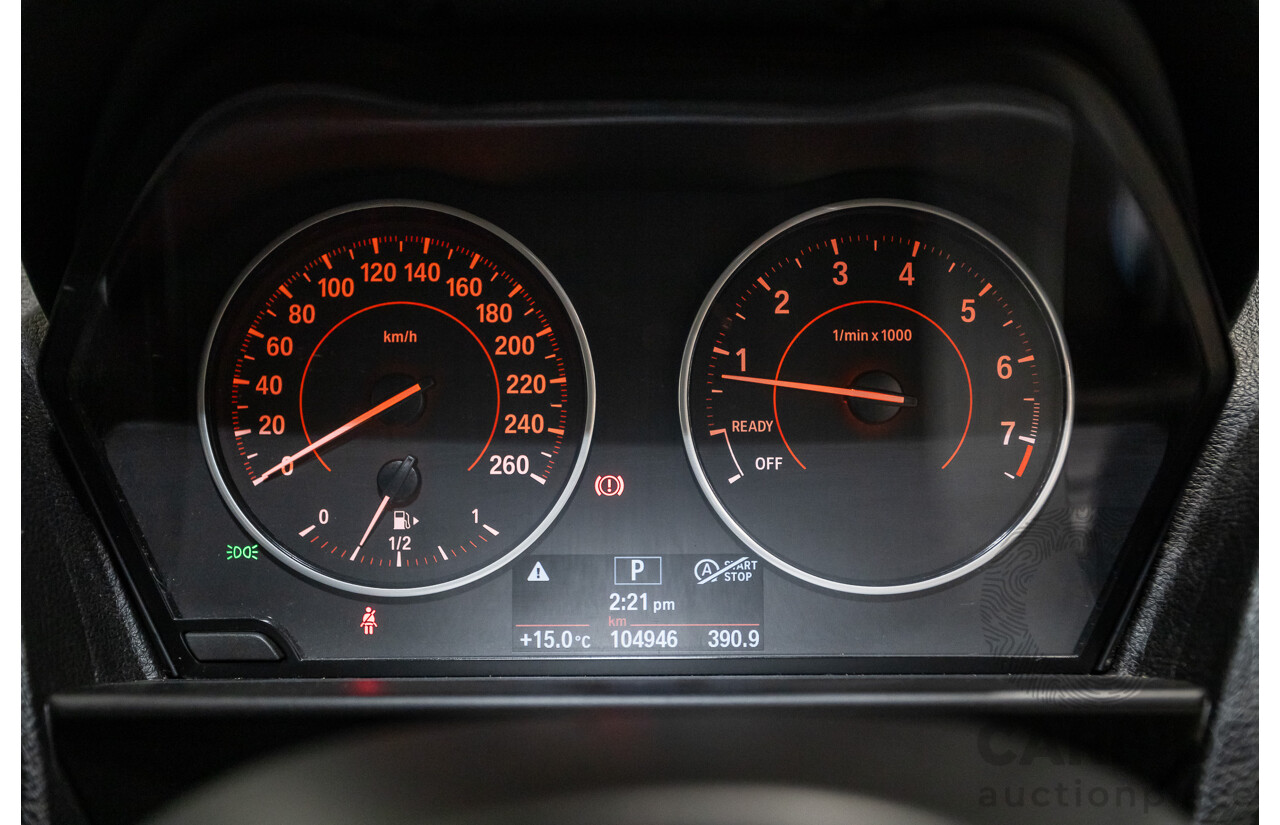 09/2014 BMW 228i M-Sport F22 MY15 2D Coupe Mineral White Turbo 2.0L